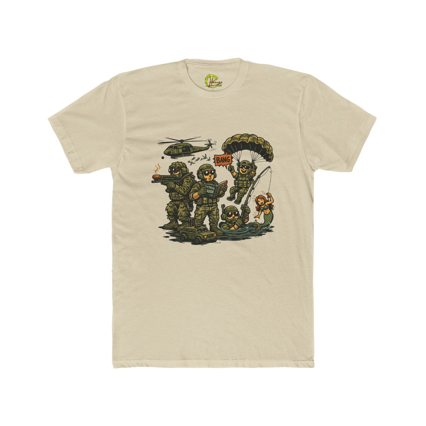 Alien Explorer Crewneck Tee — Retro Sci‑Fi Adventure Graphic T‑Shirt