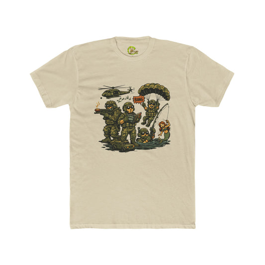 Alien Explorer Crewneck Tee — Retro Sci‑Fi Adventure Graphic T‑Shirt