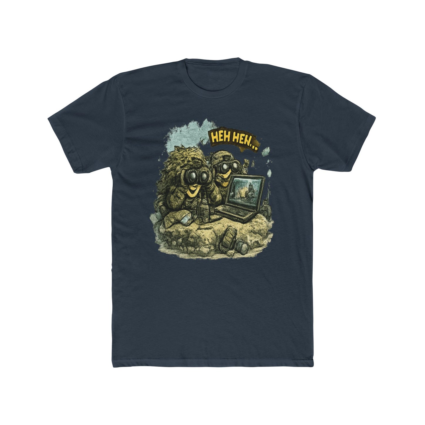 Trolls Laughing at Laptop