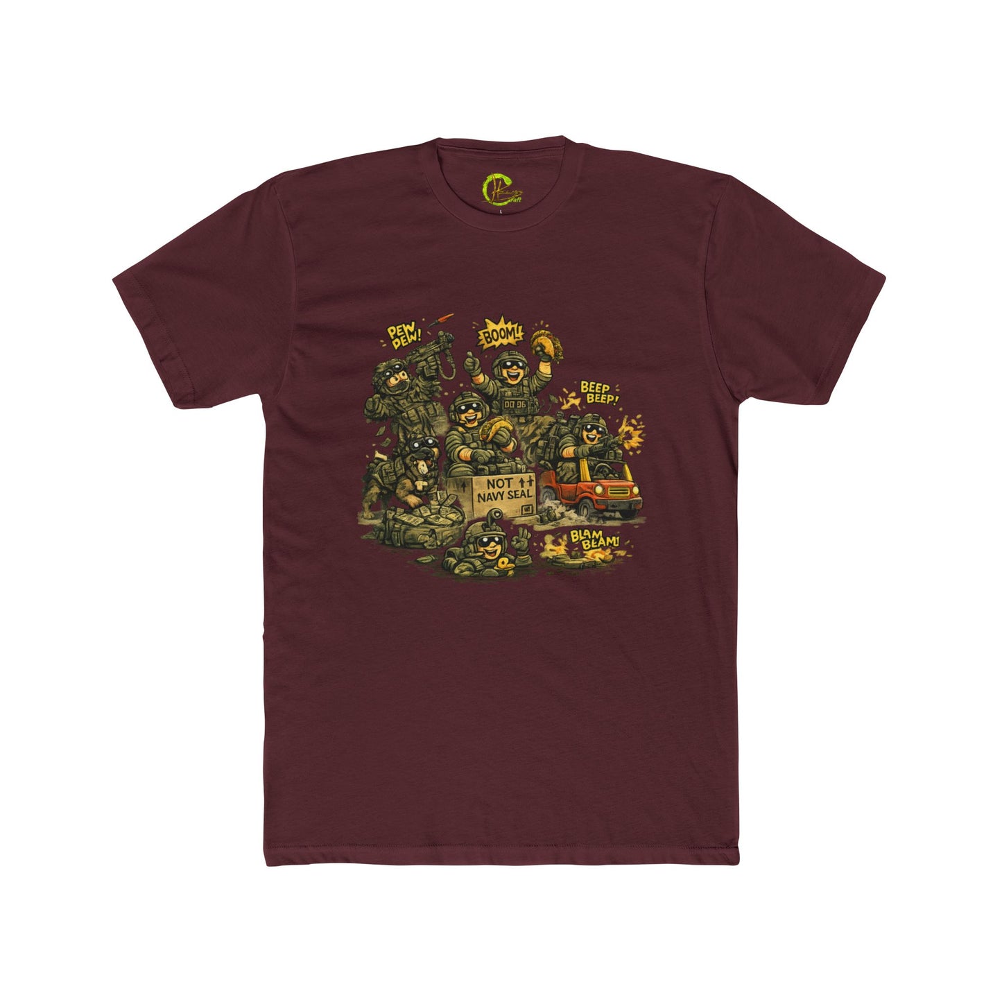 Graphic Tee — Retro Cartoon Monsters ‘Not My Fault’ Design