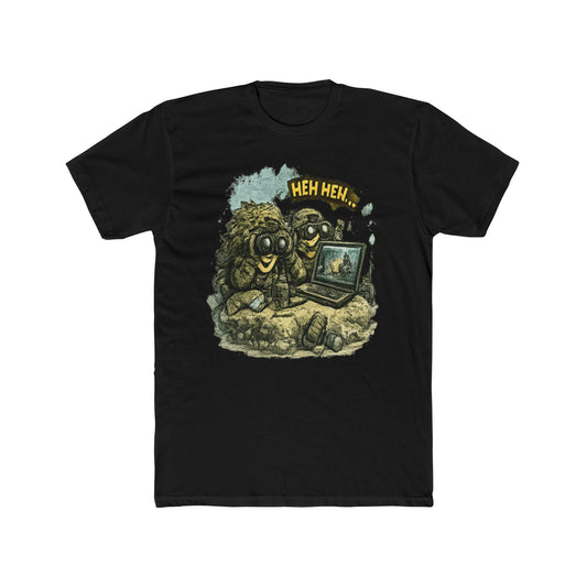 Trolls Laughing at Laptop