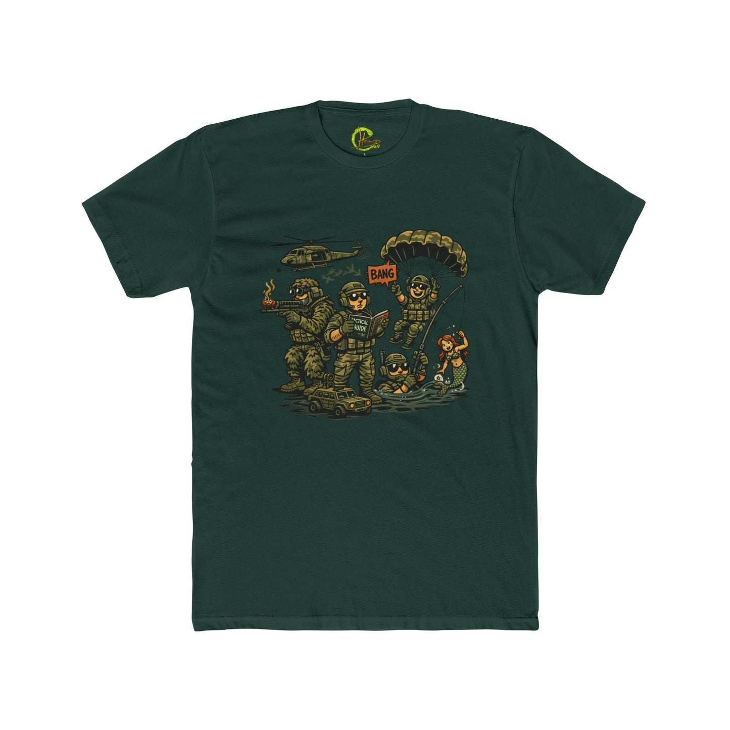 Alien Explorer Crewneck Tee — Retro Sci‑Fi Adventure Graphic T‑Shirt