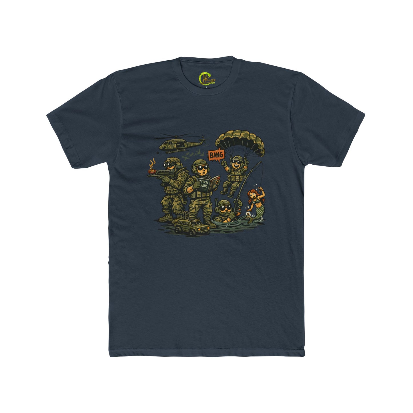Alien Explorer Crewneck Tee — Retro Sci‑Fi Adventure Graphic T‑Shirt
