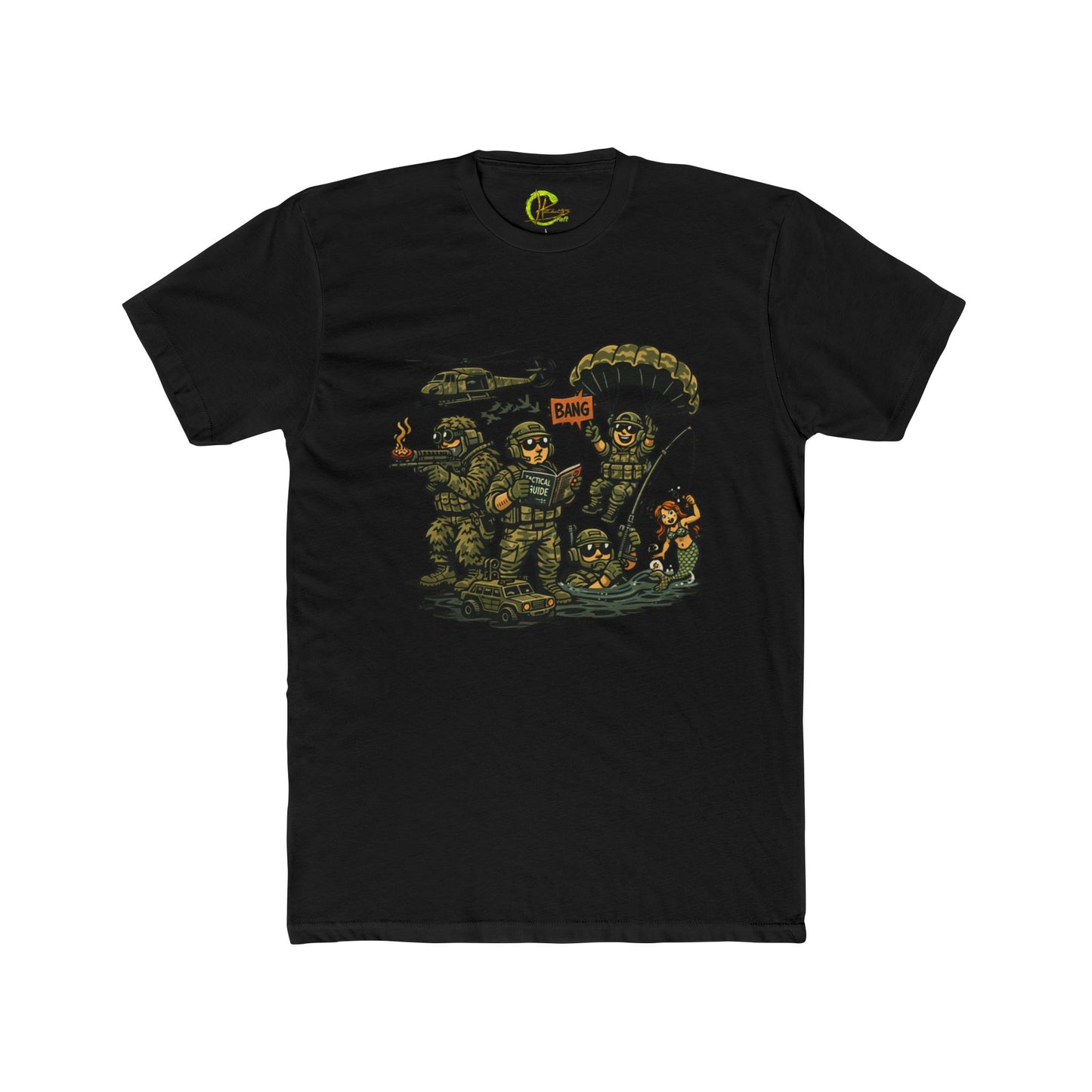 Alien Explorer Crewneck Tee — Retro Sci‑Fi Adventure Graphic T‑Shirt