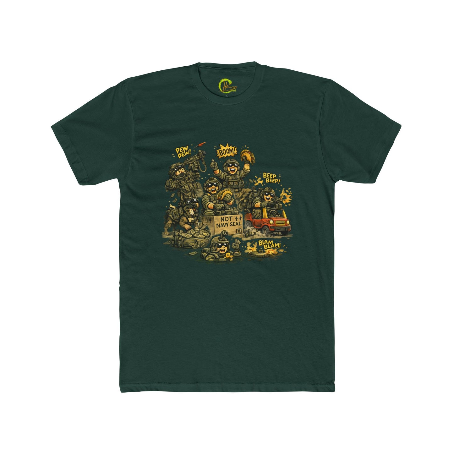 Graphic Tee — Retro Cartoon Monsters ‘Not My Fault’ Design