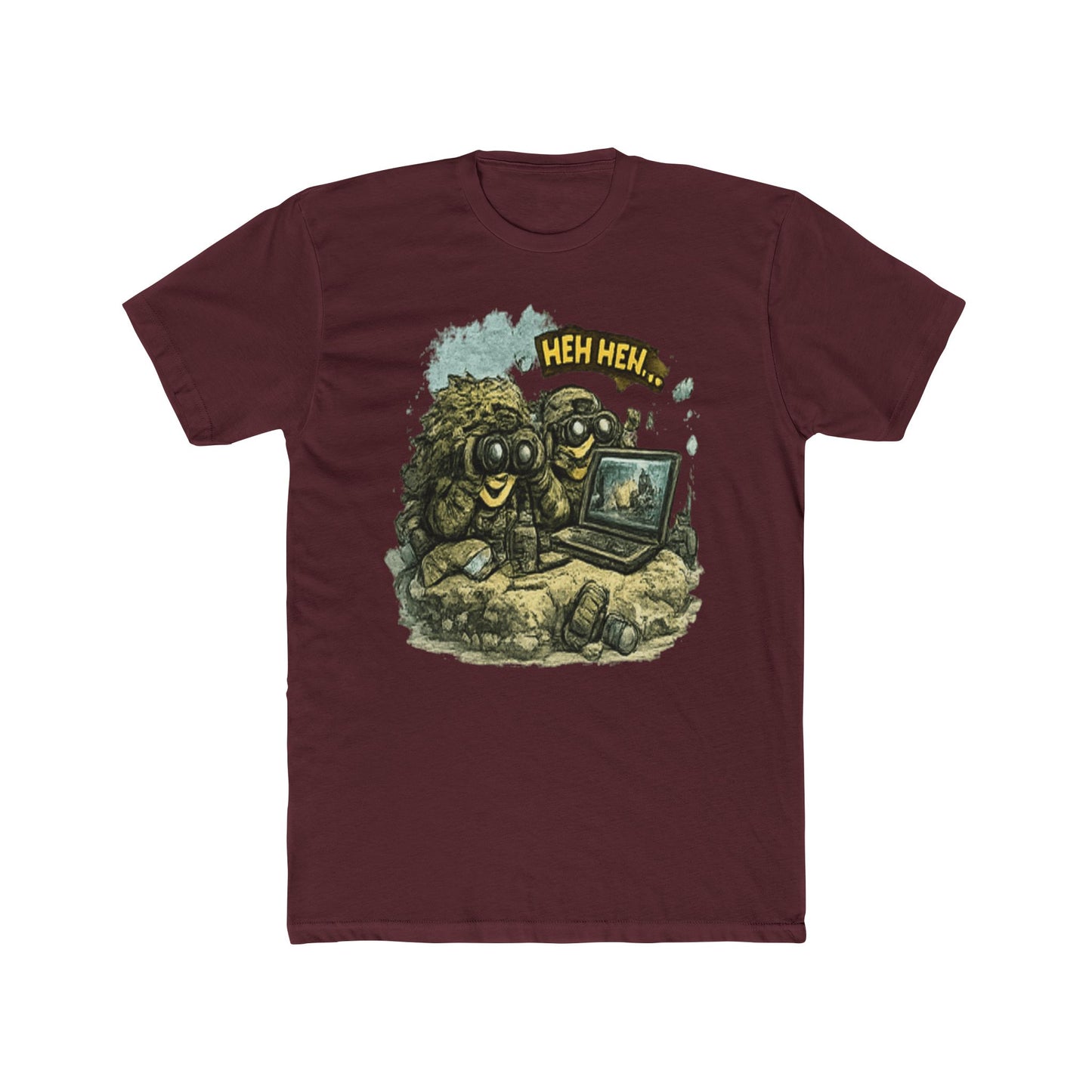 Trolls Laughing at Laptop